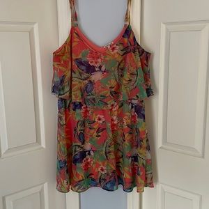 Charlotte Russe Pink Flowers Sundress